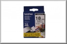 Brother Schriftbandkassette TZe-241 (18 mm - weiß/schwarz)